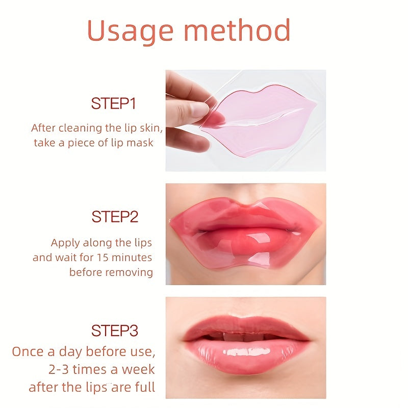 Rejuvenating Pink Crystal Lip Masks - LIPOXI