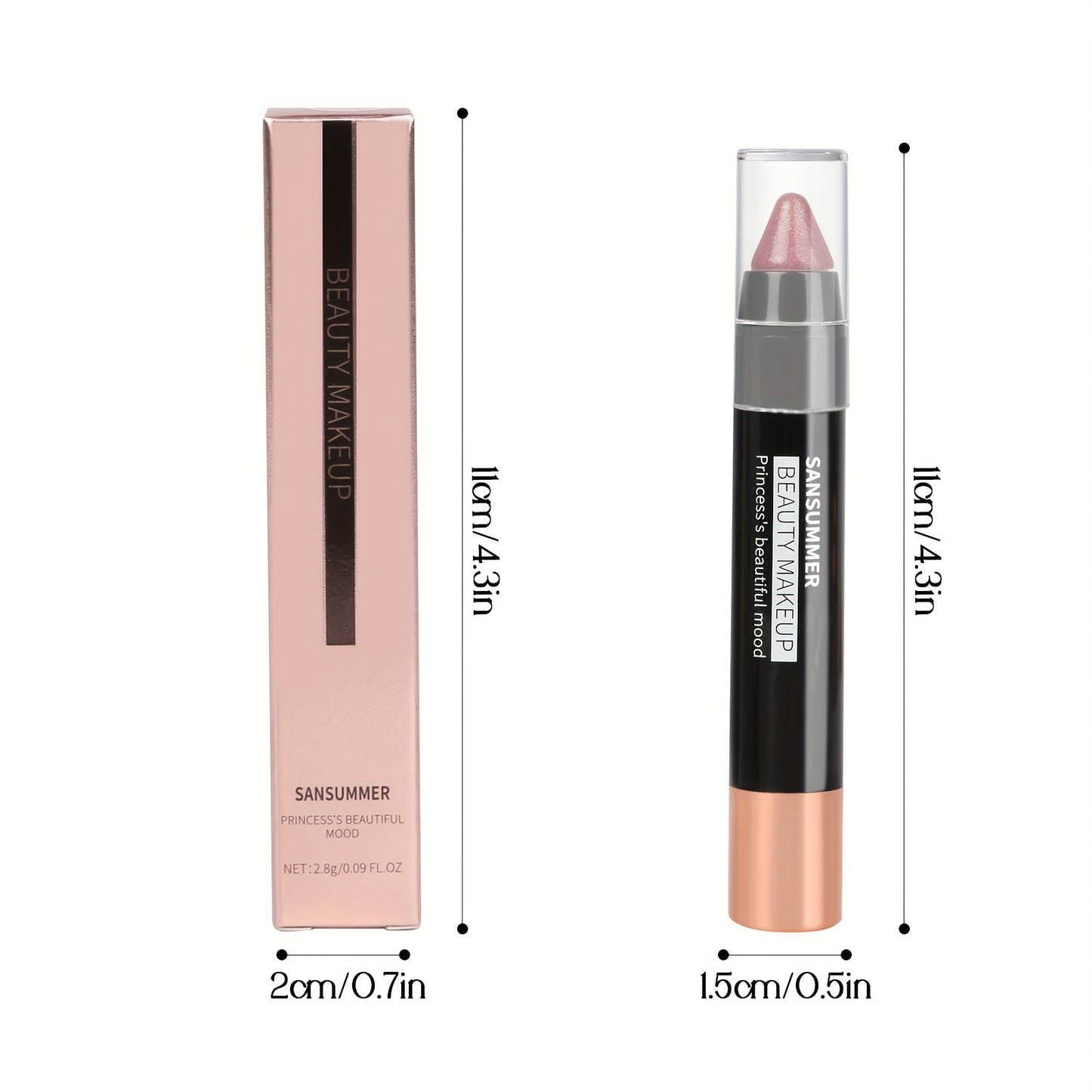 SANSUMMER 8 Color Crayon Lipstick - LIPOXI