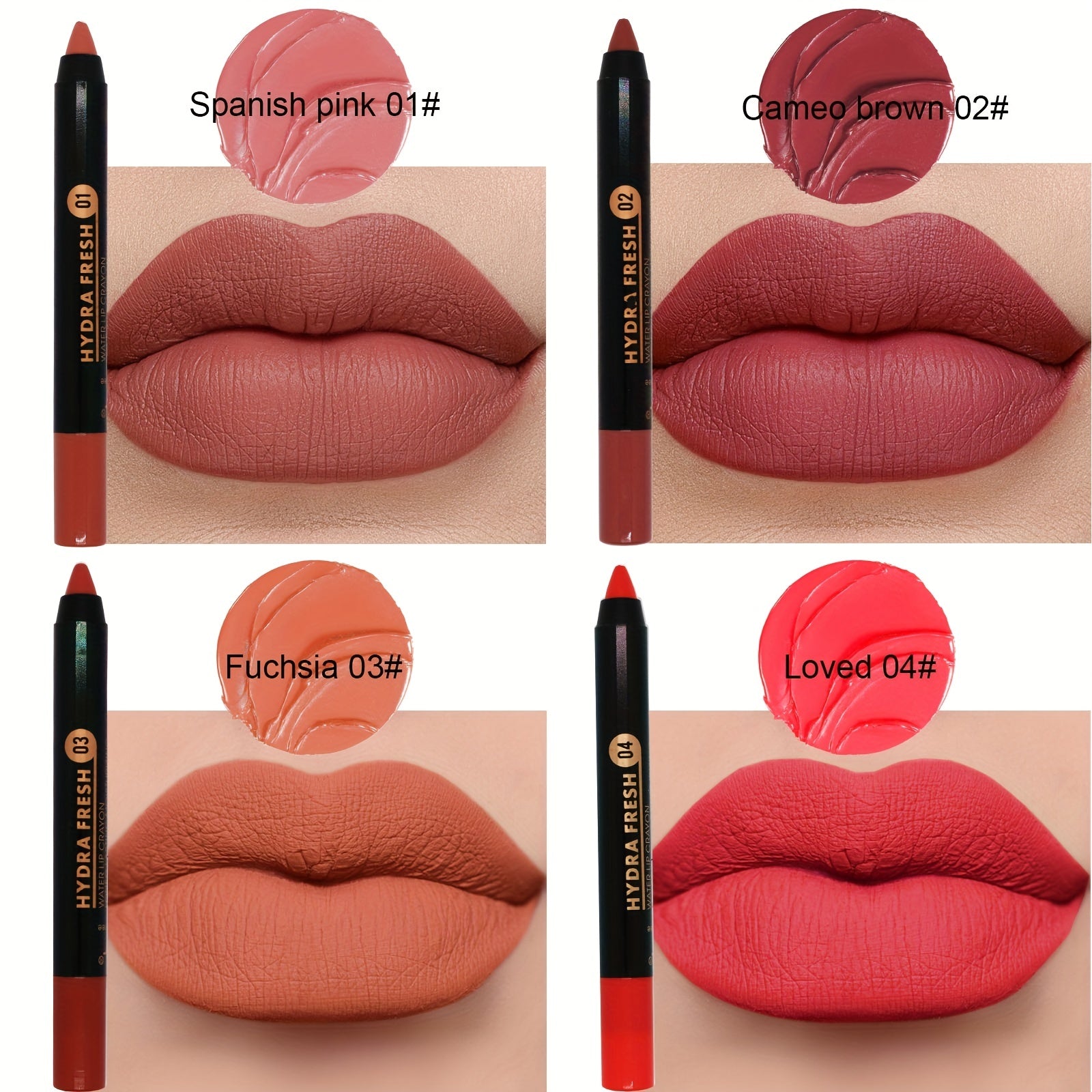 Crayon Lipstick Pencil Set - LIPOXI
