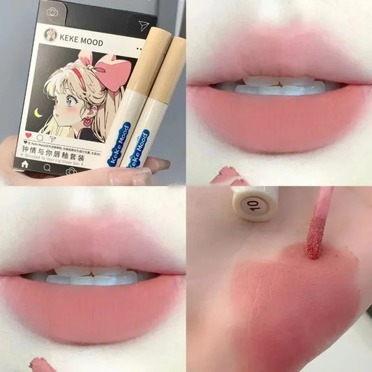 Creative Cigarette Shape Lipstick Set Waterproof Matte Gloss - LIPOXI