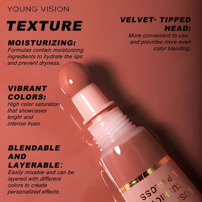 Cushion-Tip Glossy Lip Glaze - LIPOXI