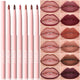 DUNUF 6pcs/set Velvet Matte Lipliner Waterproof Lip Tint