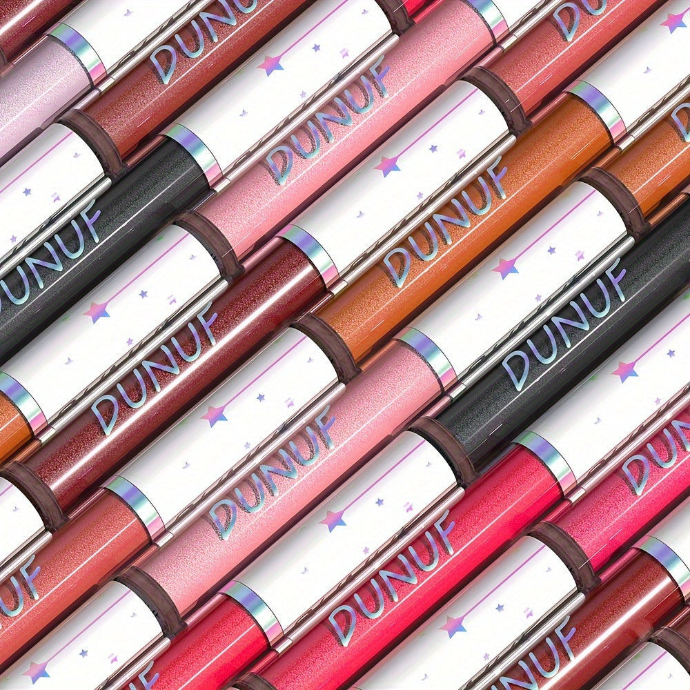 Dazzling 12-Piece Shimmer Lip Gloss Set - LIPOXI