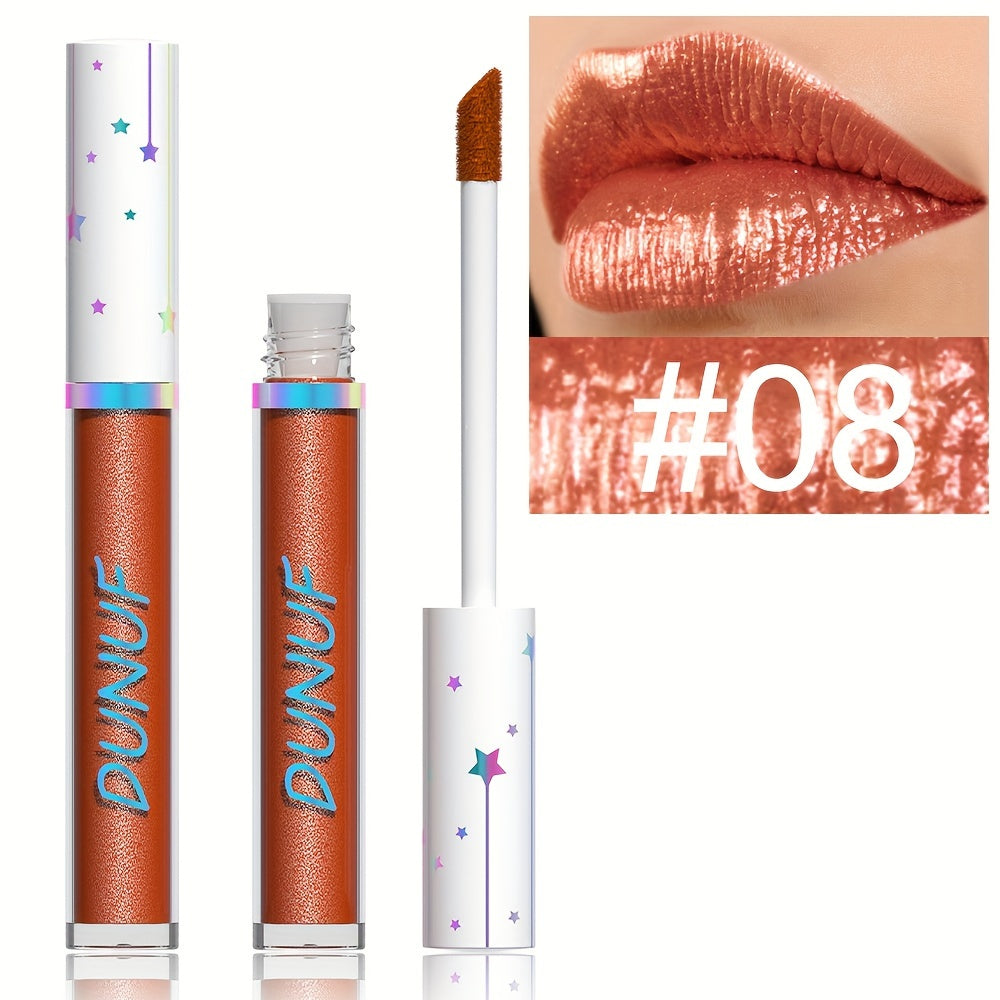 Dazzling 12-Piece Shimmer Lip Gloss Set - LIPOXI
