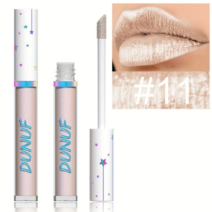 Dazzling 12-Piece Shimmer Lip Gloss Set - LIPOXI