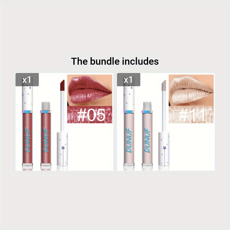 Dazzling 12-Piece Shimmer Lip Gloss Set - LIPOXI