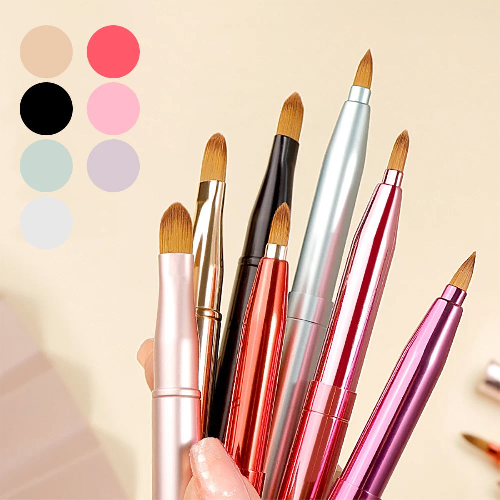 Dual-Use Retractable Lip & Eye Makeup Brush - LIPOXI