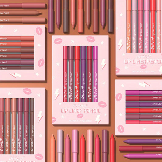 FLORA RUBY 6-Piece Lip Liner Set - LIPOXI