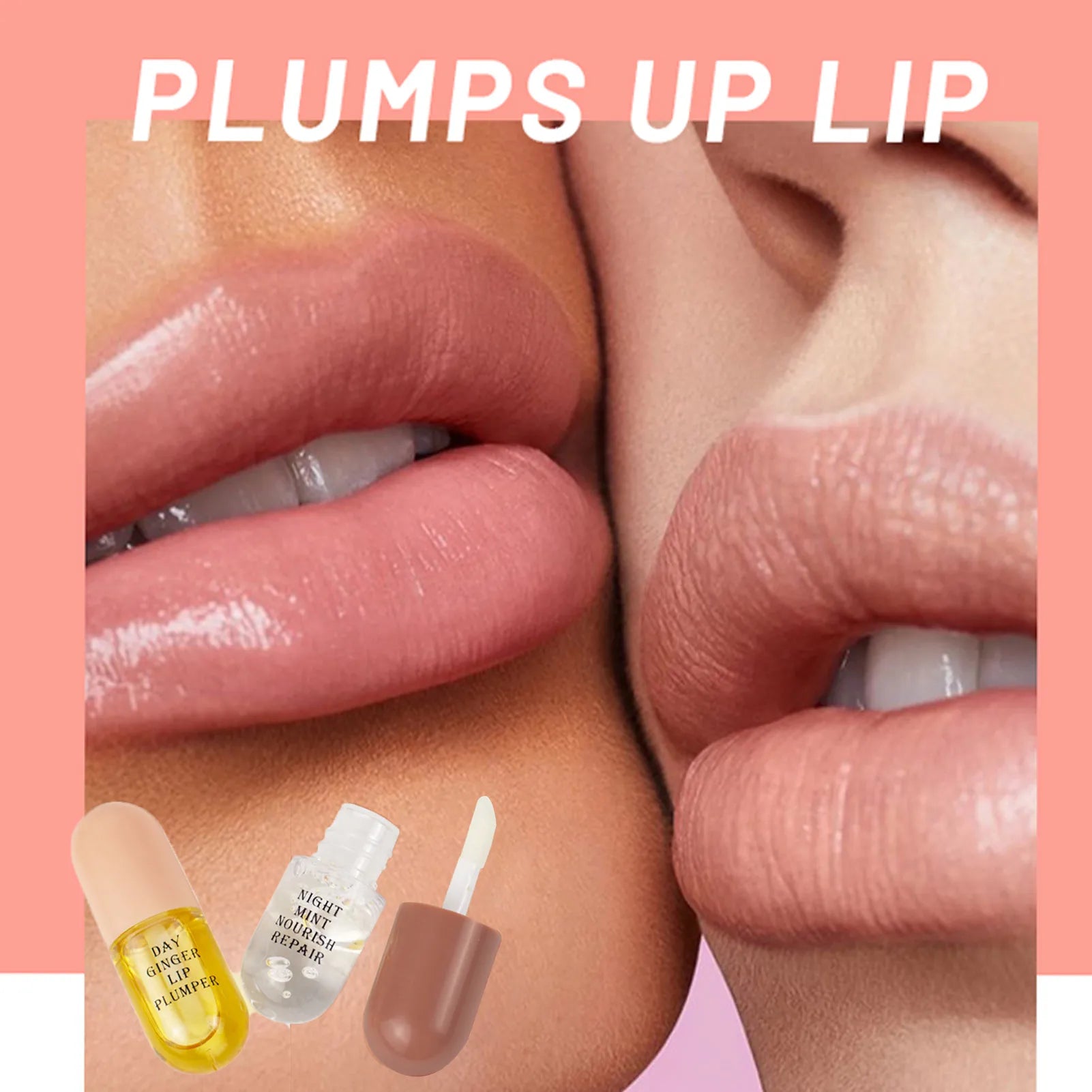 Ginger Mint Natural Lip Plumper Duo - LIPOXI