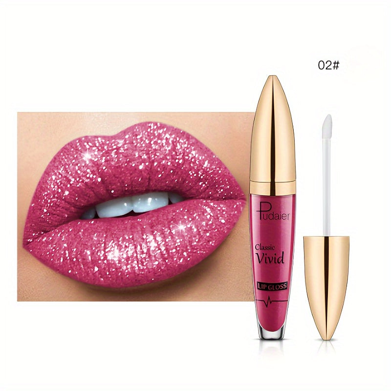 Glitter Glam Long-Lasting Lip Gloss - LIPOXI