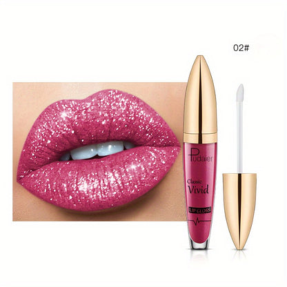 Glitter Glam Long-Lasting Lip Gloss - LIPOXI