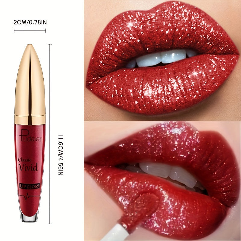 Glitter Glam Long-Lasting Lip Gloss - LIPOXI