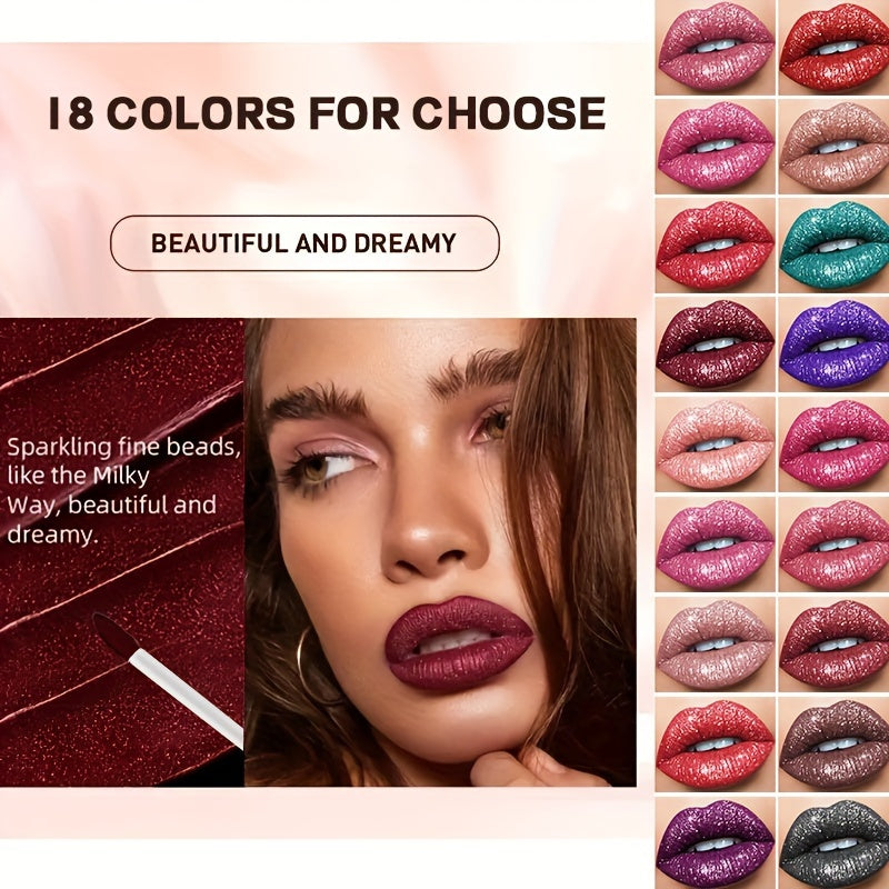 Glitter Glam Long-Lasting Lip Gloss - LIPOXI