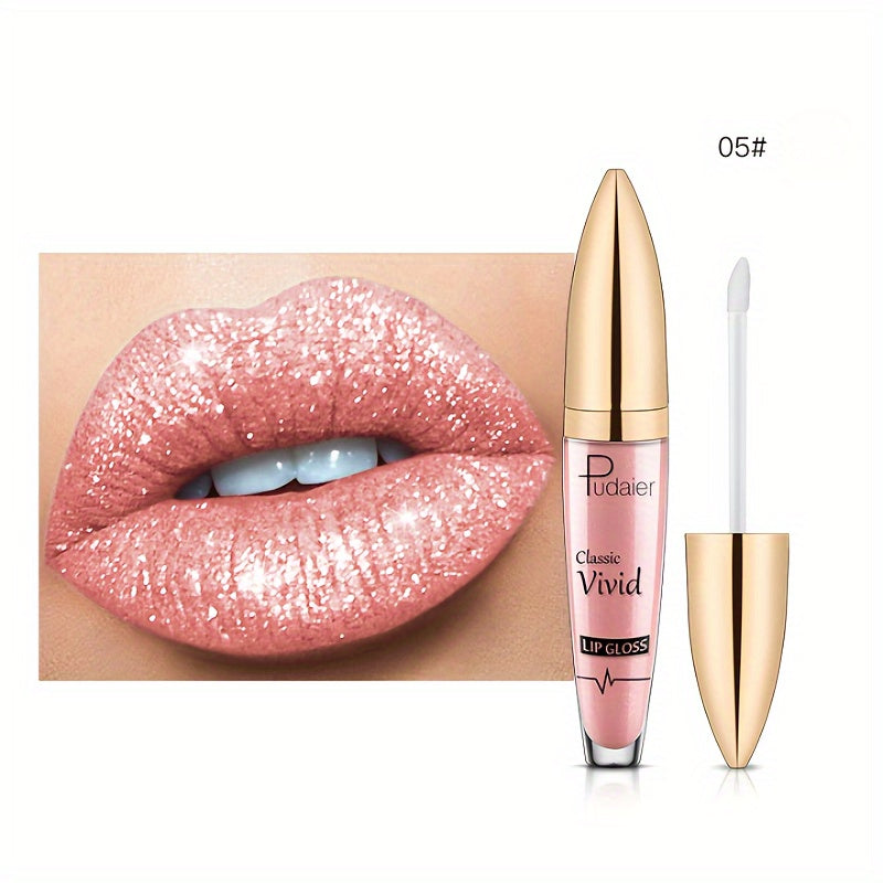 Glitter Glam Long-Lasting Lip Gloss - LIPOXI