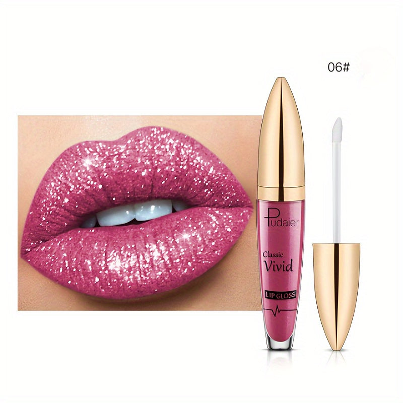 Glitter Glam Long-Lasting Lip Gloss - LIPOXI