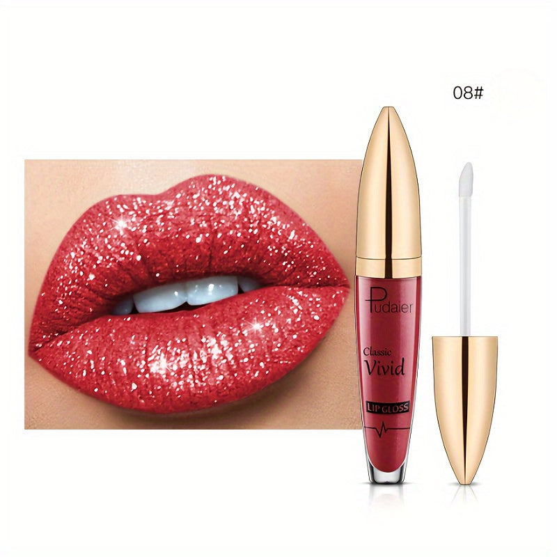 Glitter Glam Long-Lasting Lip Gloss - LIPOXI