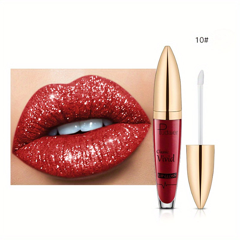 Glitter Glam Long-Lasting Lip Gloss - LIPOXI