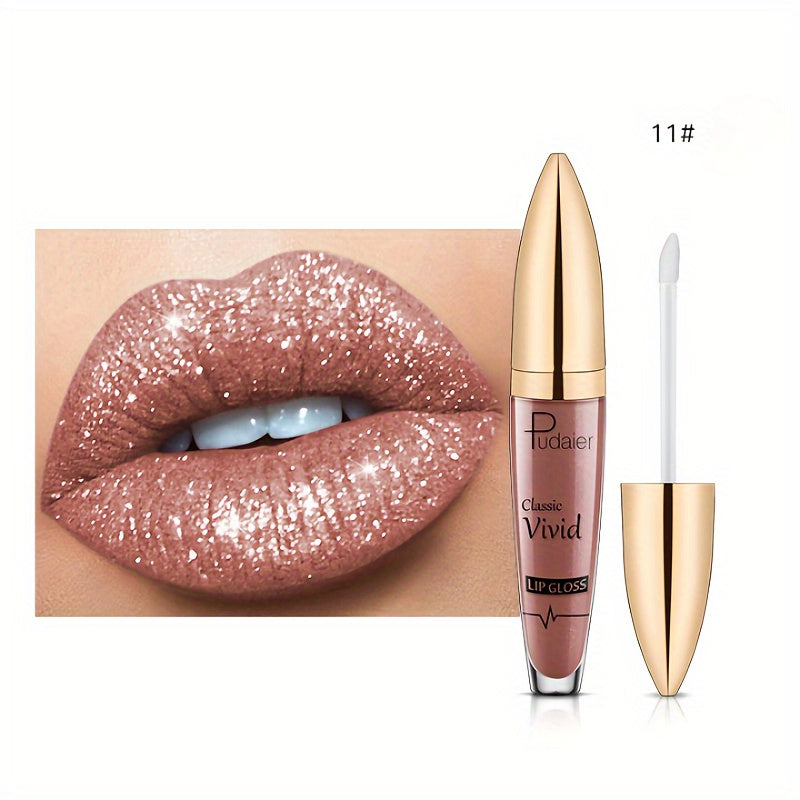 Glitter Glam Long-Lasting Lip Gloss - LIPOXI