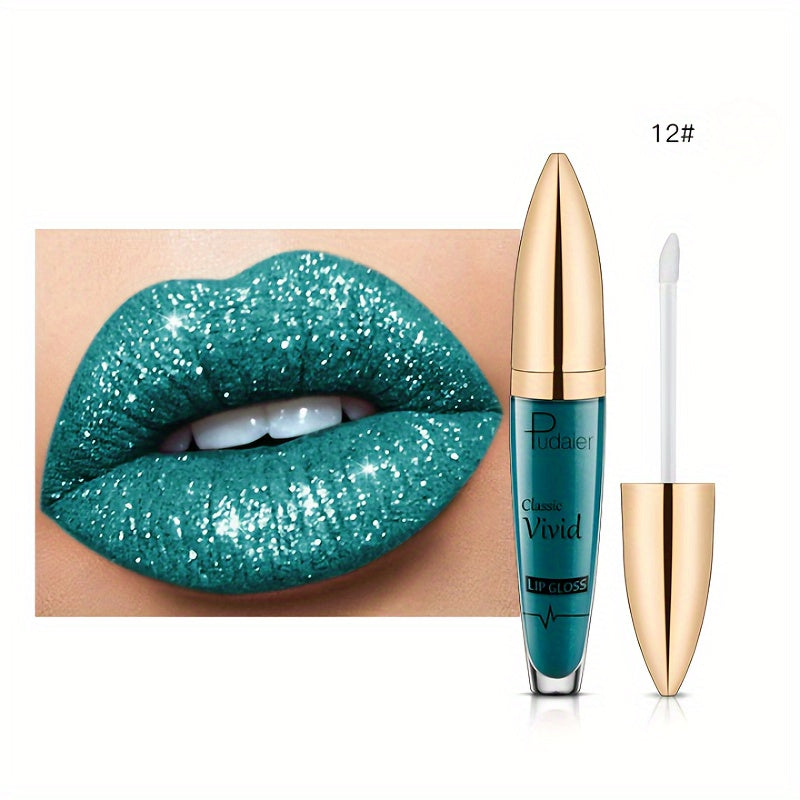 Glitter Glam Long-Lasting Lip Gloss - LIPOXI