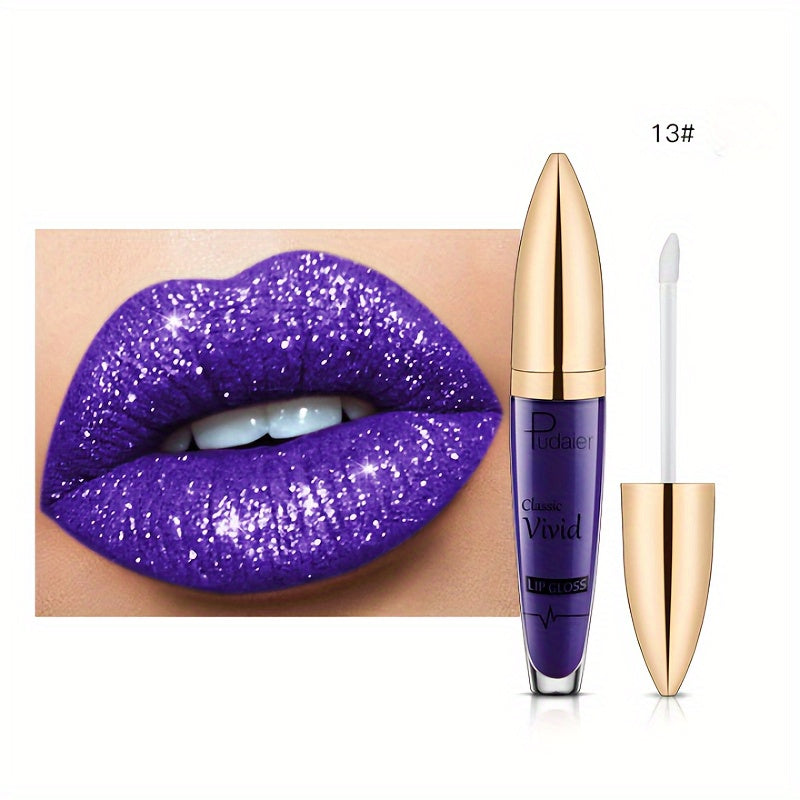 Glitter Glam Long-Lasting Lip Gloss - LIPOXI