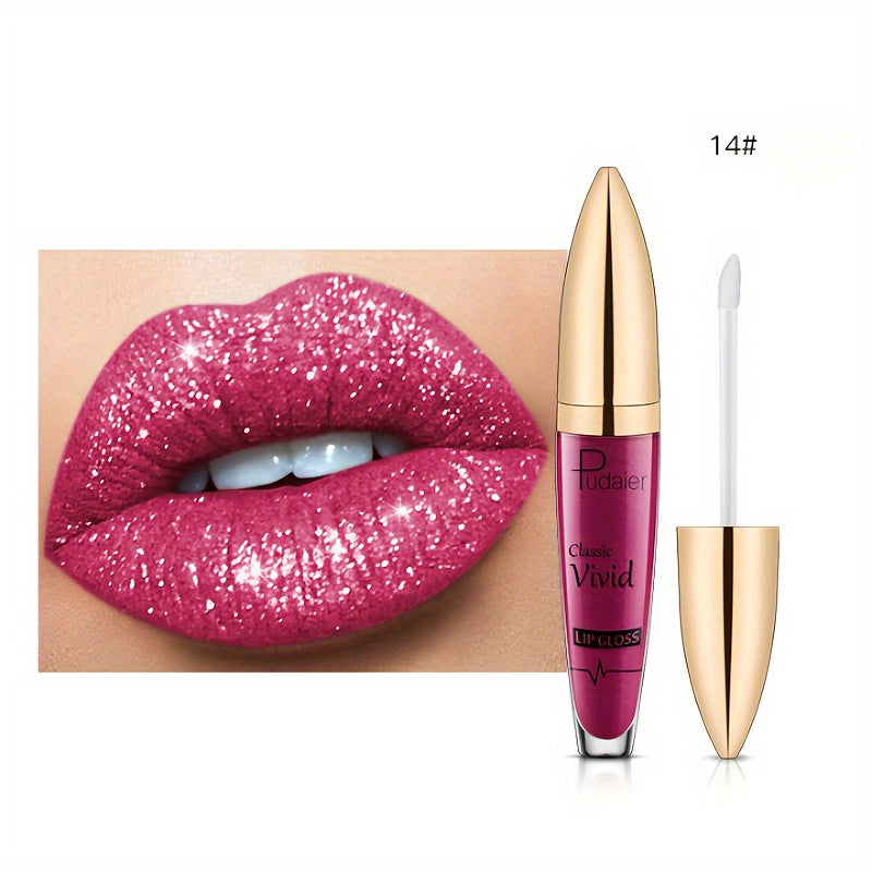 Glitter Glam Long-Lasting Lip Gloss - LIPOXI