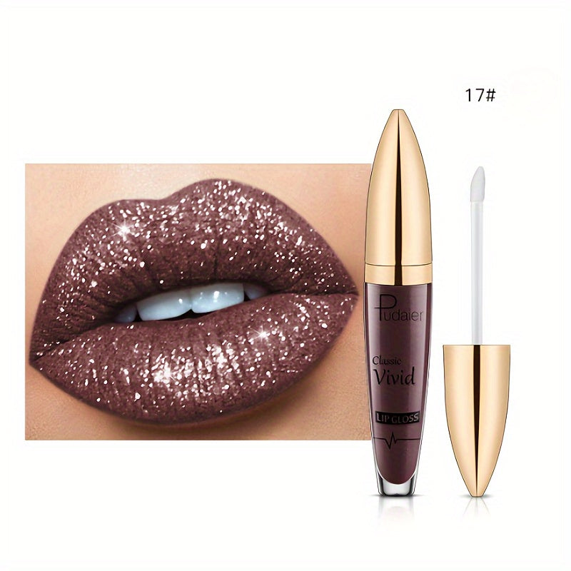 Glitter Glam Long-Lasting Lip Gloss - LIPOXI