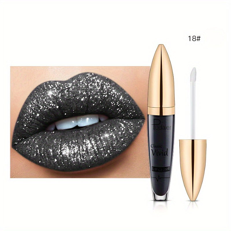 Glitter Glam Long-Lasting Lip Gloss - LIPOXI