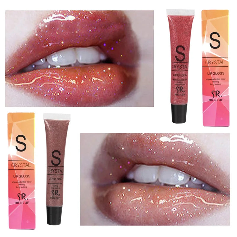 Glitter Liquid Lipstick Long Lasting Waterproof Moisturizing Candy Color Lip Gloss - LIPOXI