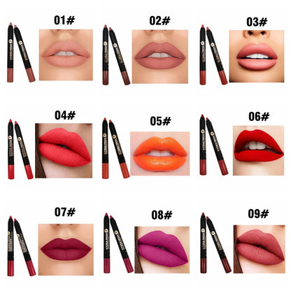9-Color Matte Lipstick Pen