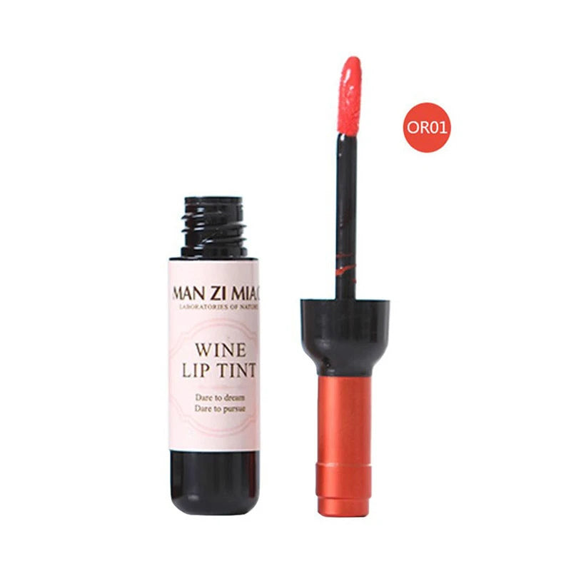6 Colors Matte Liquid Lipstick Red Wine Bottle Shaped Lip Gloss - LIPOXI