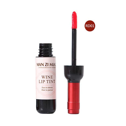6 Colors Matte Liquid Lipstick Red Wine Bottle Shaped Lip Gloss - LIPOXI