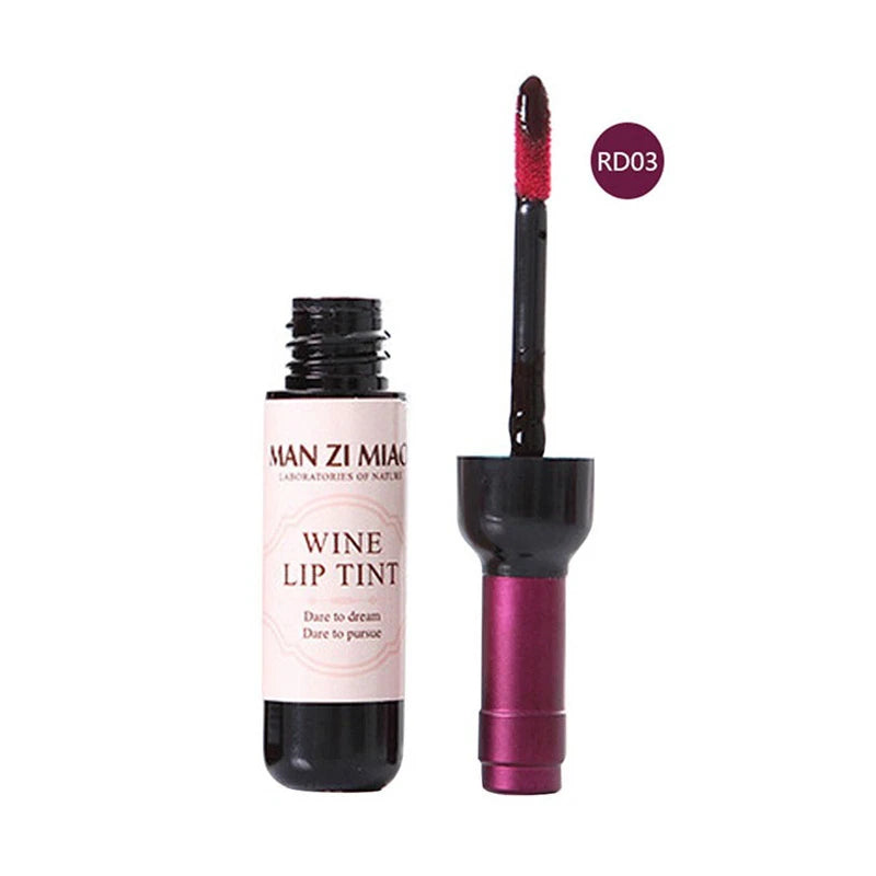 6 Colors Matte Liquid Lipstick Red Wine Bottle Shaped Lip Gloss - LIPOXI