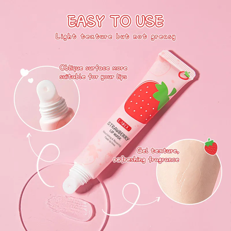 Sweet Strawberry Overnight Lip Mask - LIPOXI