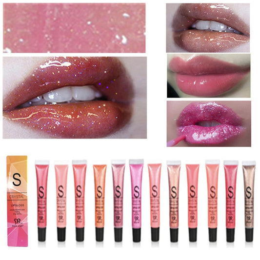 Glitter Liquid Lipstick Long Lasting Waterproof Moisturizing Candy Color Lip Gloss - LIPOXI