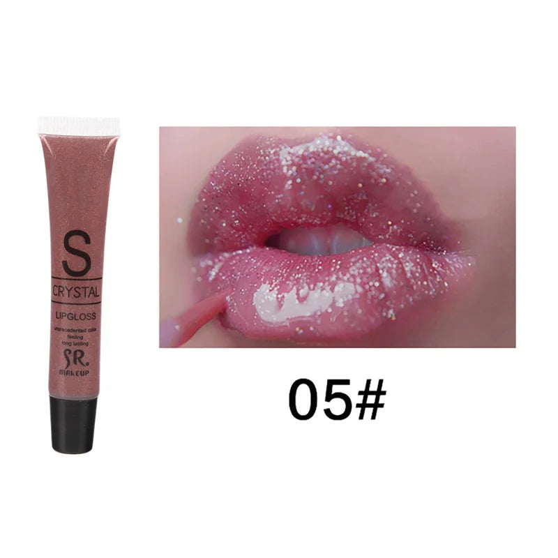 Glitter Liquid Lipstick Long Lasting Waterproof Moisturizing Candy Color Lip Gloss - LIPOXI