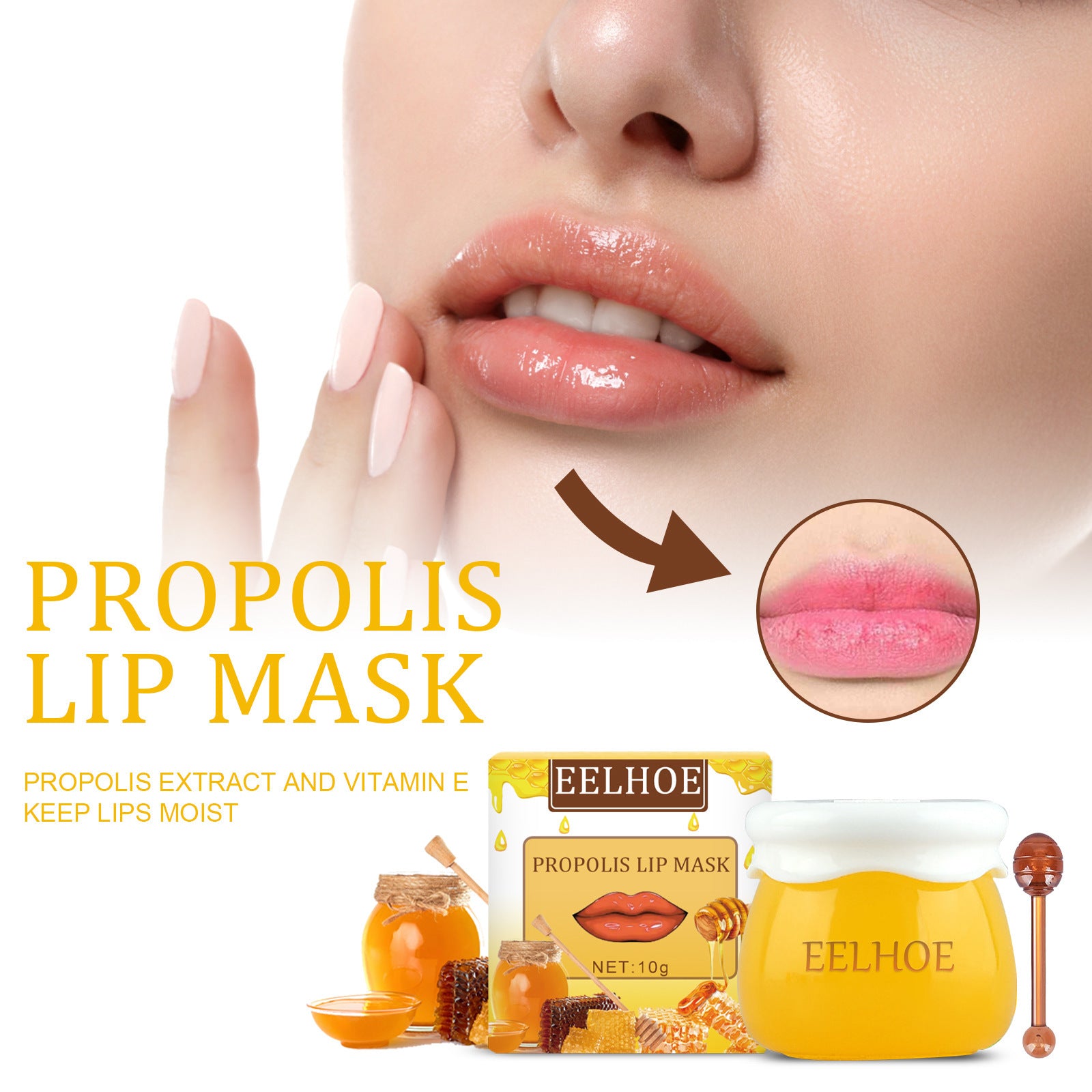 Honey Yuzu Repair Brightening Moisturizing Lip Balm - LIPOXI