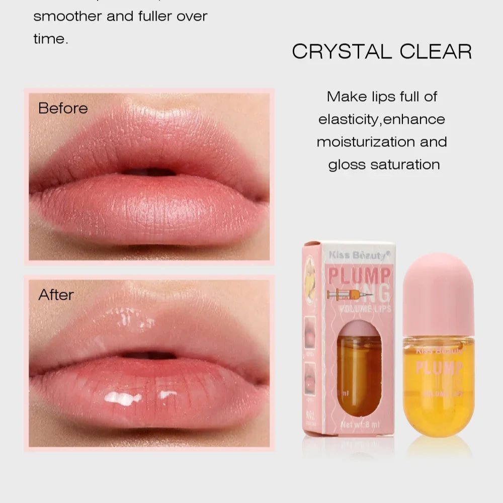 Lip Volume Plump & Nourish: Instant Lip Volume Enhancer Serum for Sexy Lips