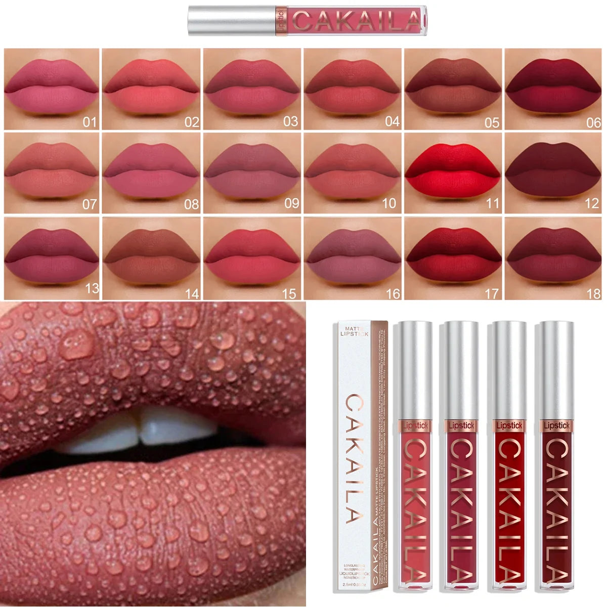 Korean Velvet Liquid Lipstick - LIPOXI