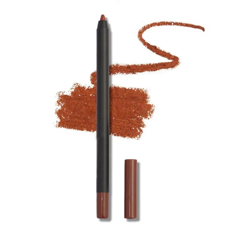 Lasting Nude Brown Lip Liner Pen Matte Makeup Women Sexy Red - LIPOXI