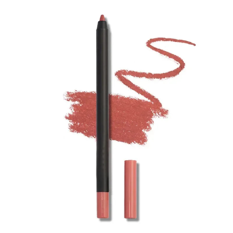 Lasting Nude Brown Lip Liner Pen Matte Makeup Women Sexy Red - LIPOXI