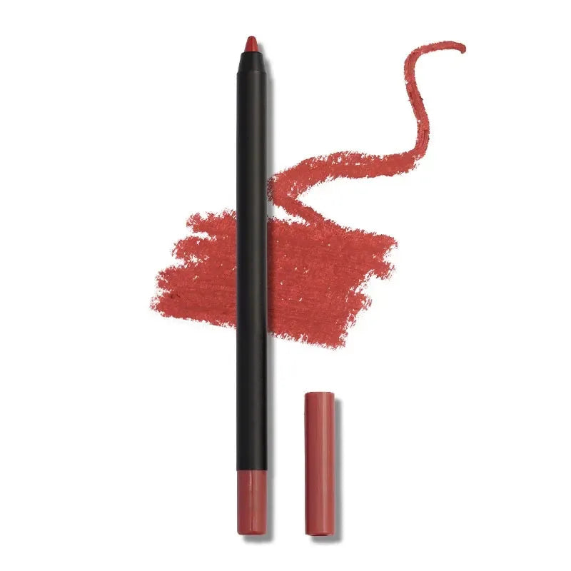 Lasting Nude Brown Lip Liner Pen Matte Makeup Women Sexy Red - LIPOXI