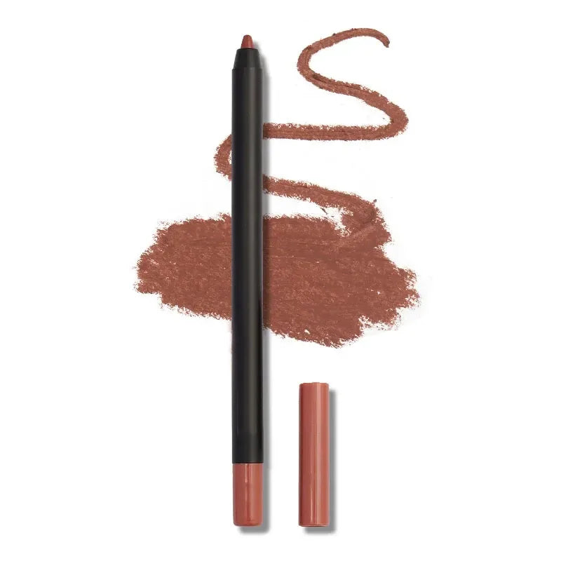 Lasting Nude Brown Lip Liner Pen Matte Makeup Women Sexy Red - LIPOXI
