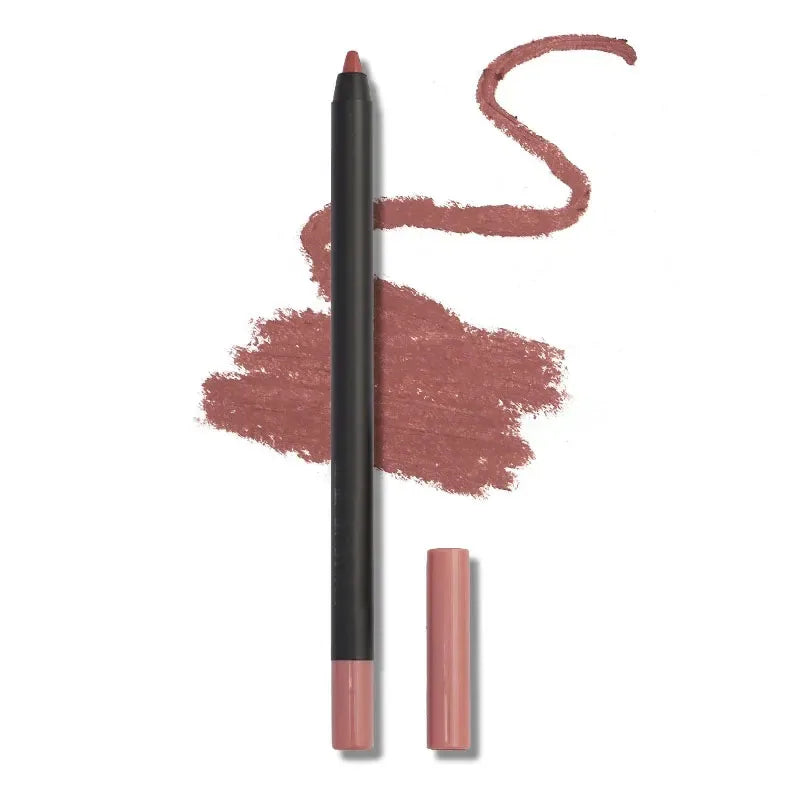 Lasting Nude Brown Lip Liner Pen Matte Makeup Women Sexy Red - LIPOXI
