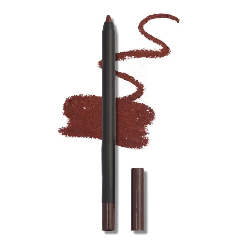 Lasting Nude Brown Lip Liner Pen Matte Makeup Women Sexy Red - LIPOXI