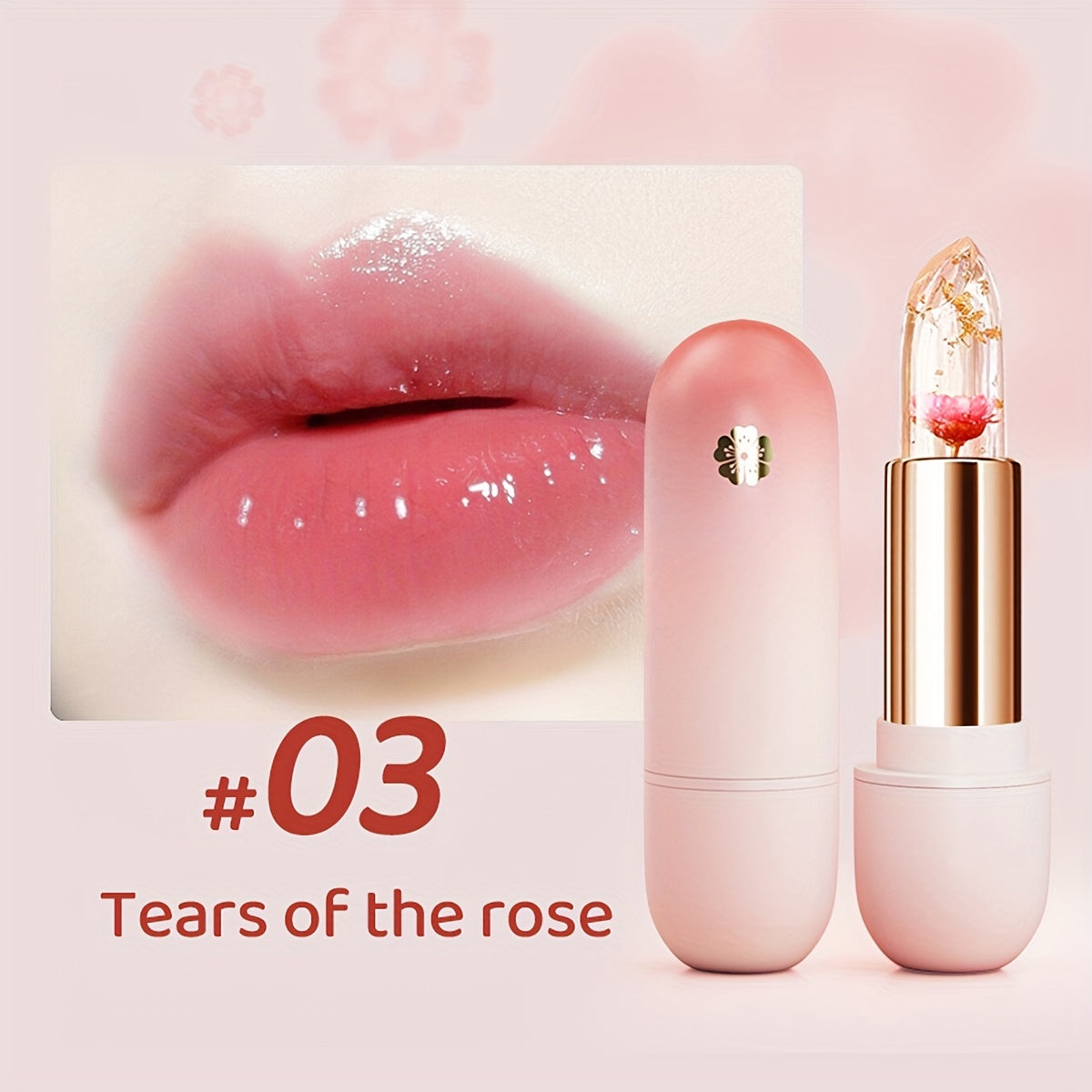 Lip Balm with Flower Inside - LIPOXI