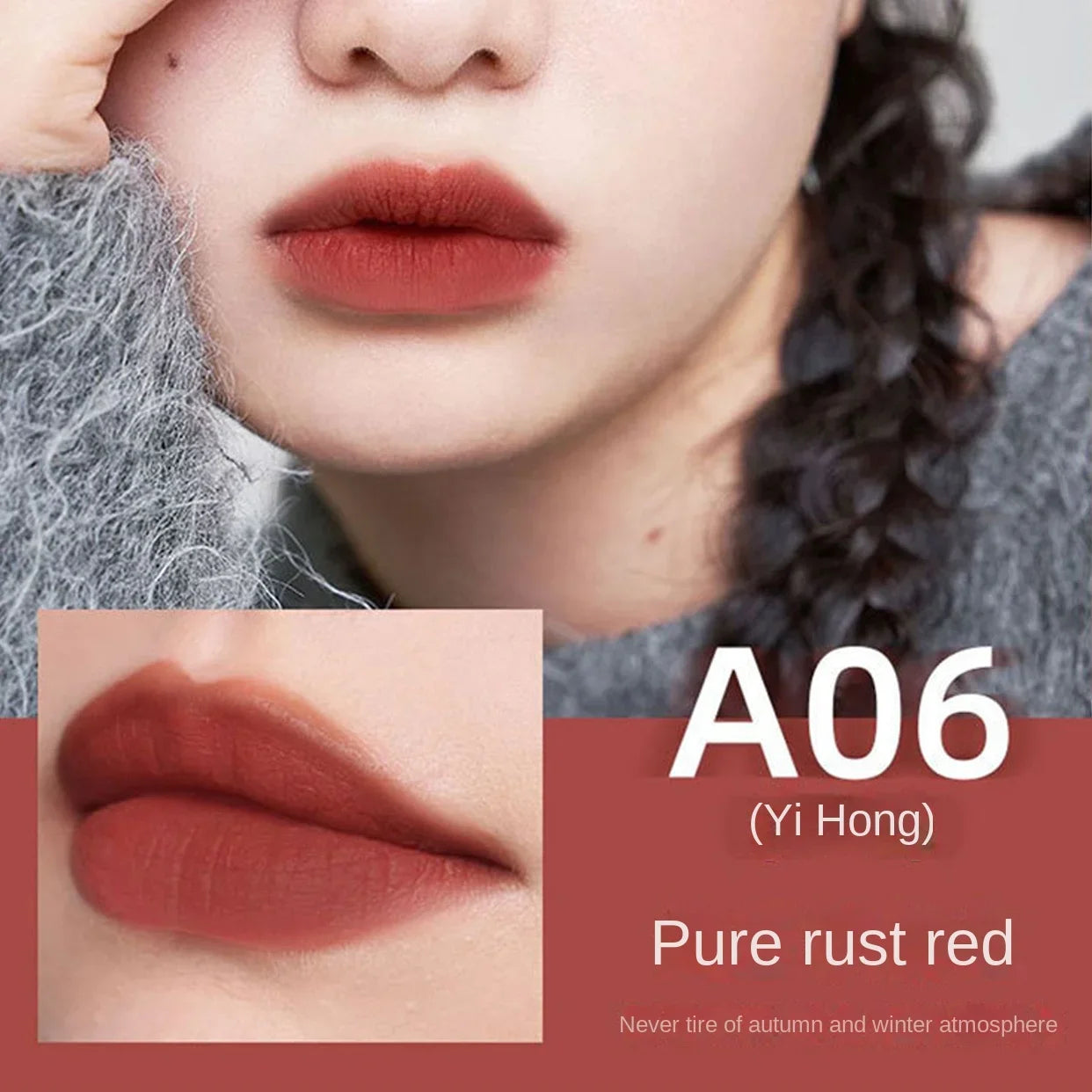 Lip Gloss Moisturizing Lip Tint Mud 6 Colors Long Lasting - LIPOXI