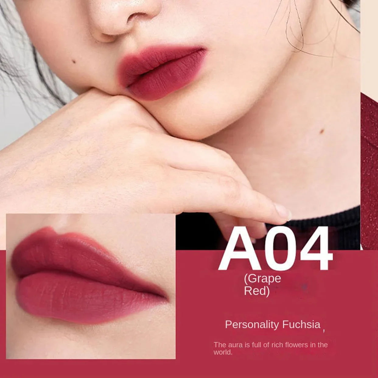 Lip Gloss Moisturizing Lip Tint Mud 6 Colors Long Lasting - LIPOXI