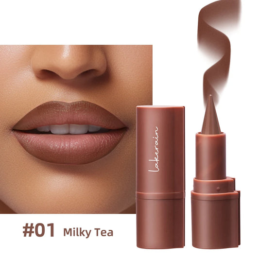 Lip Liner Tapered Gradient Matte Black Brown Velvet Lipstick - LIPOXI