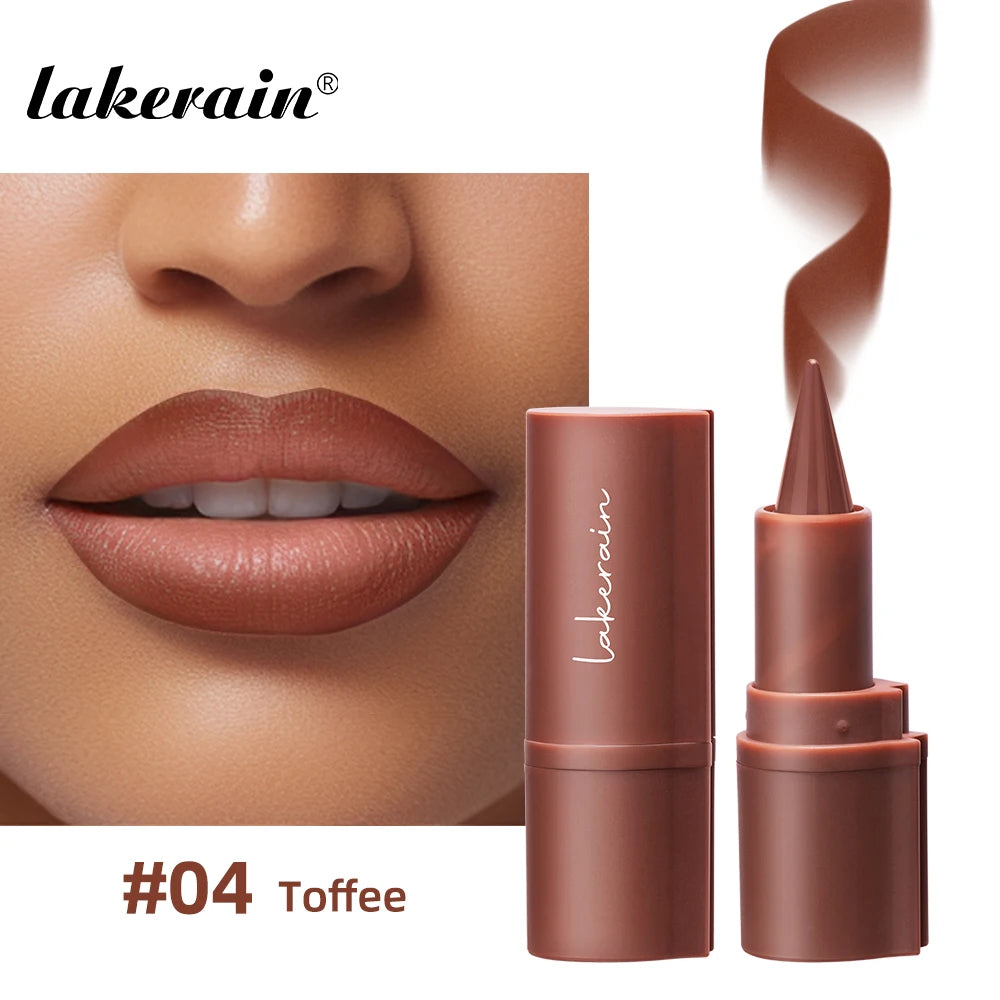 Lip Liner Tapered Gradient Matte Black Brown Velvet Lipstick - LIPOXI