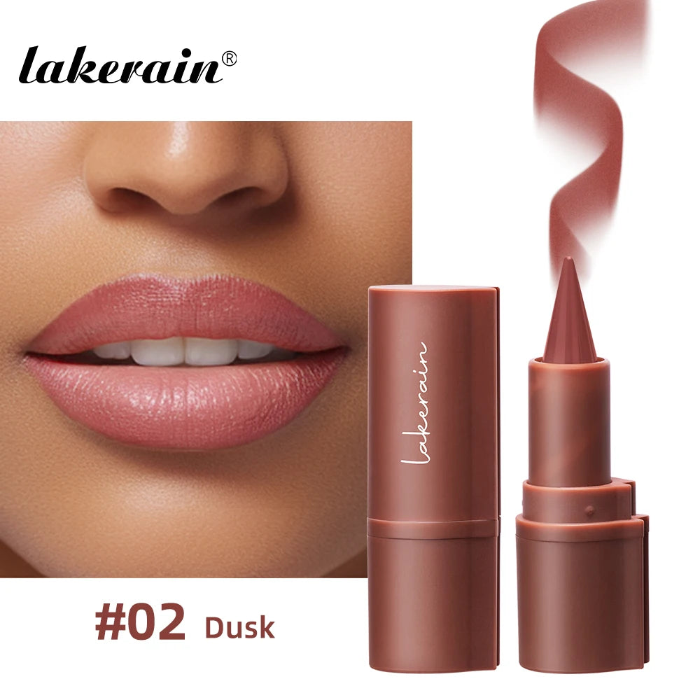 Lip Liner Tapered Gradient Matte Black Brown Velvet Lipstick - LIPOXI